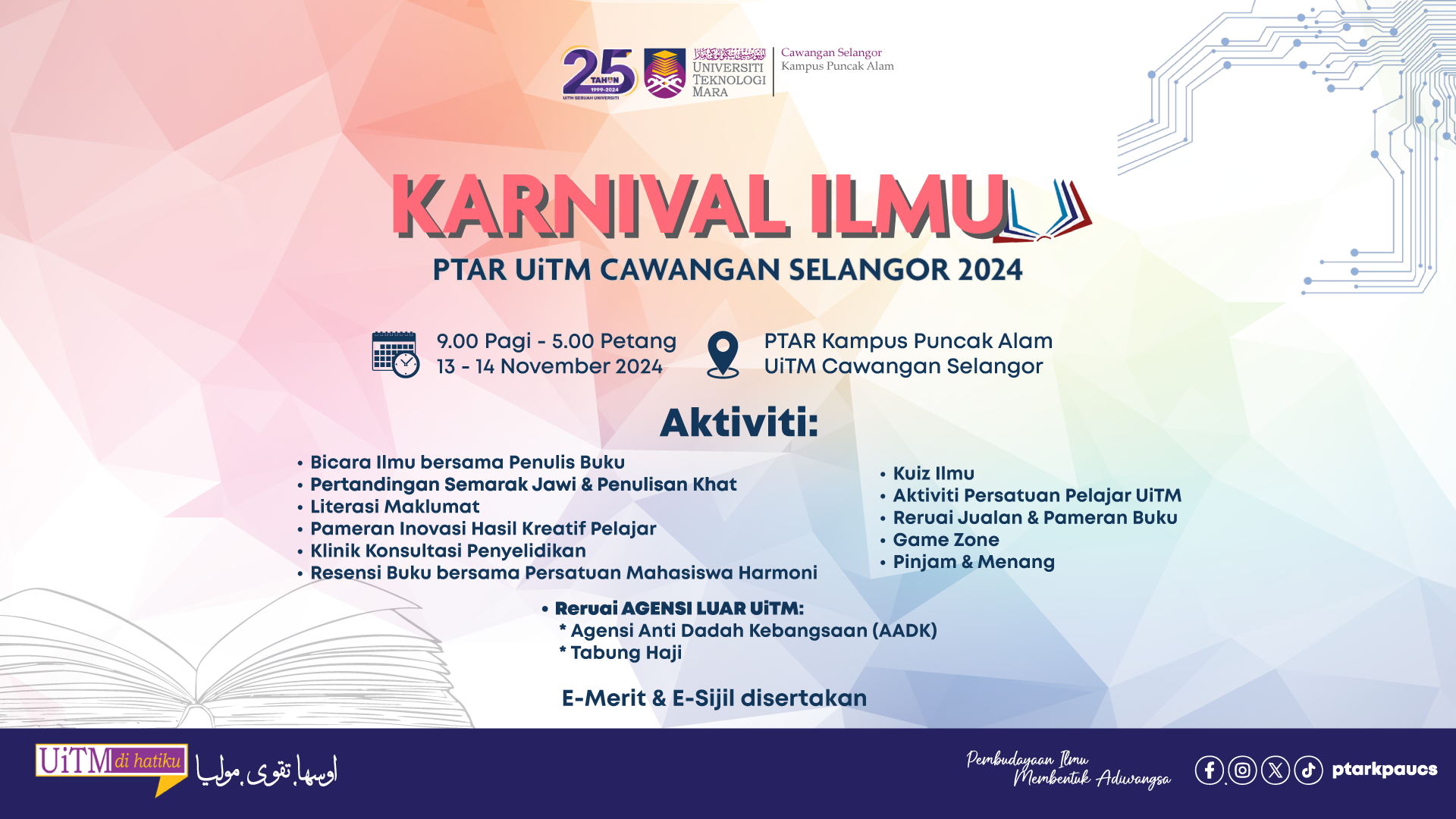 Karnival Ilmu PTAR UCS 2024