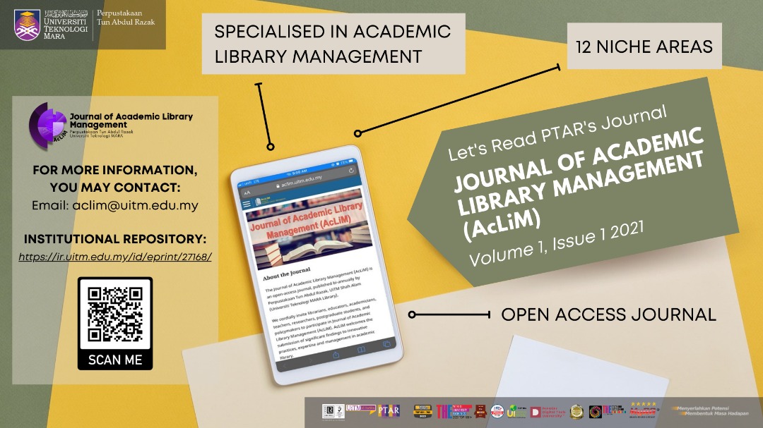 JOURNAL OF ACADEMIC LIBRARY MANAGEMENT (AcLiM)