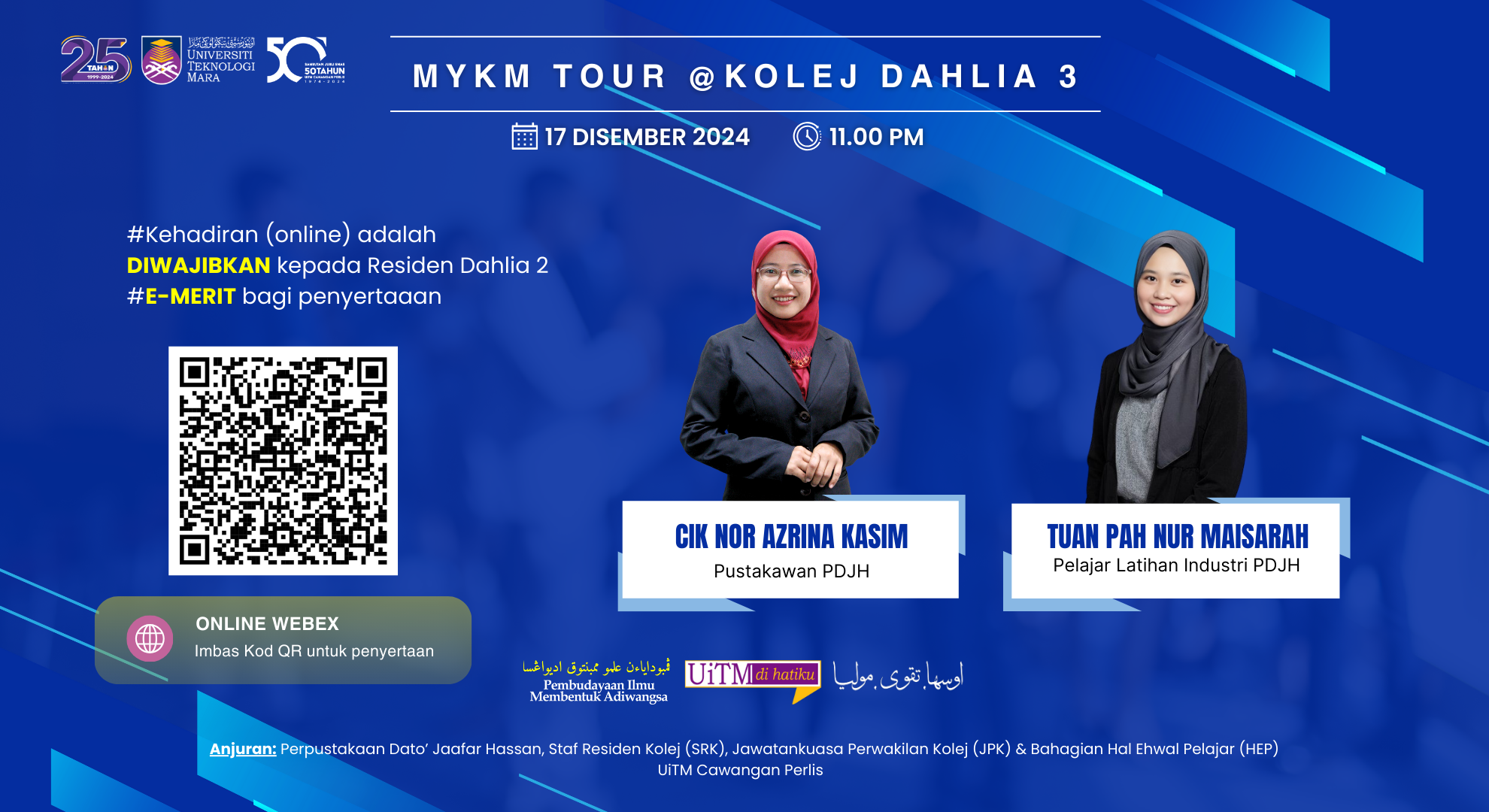 Program MyKM Tour @Kolej Dahlia 3: MyKM Portal sebagai One-Stop-Centre Pencarian Maklumat