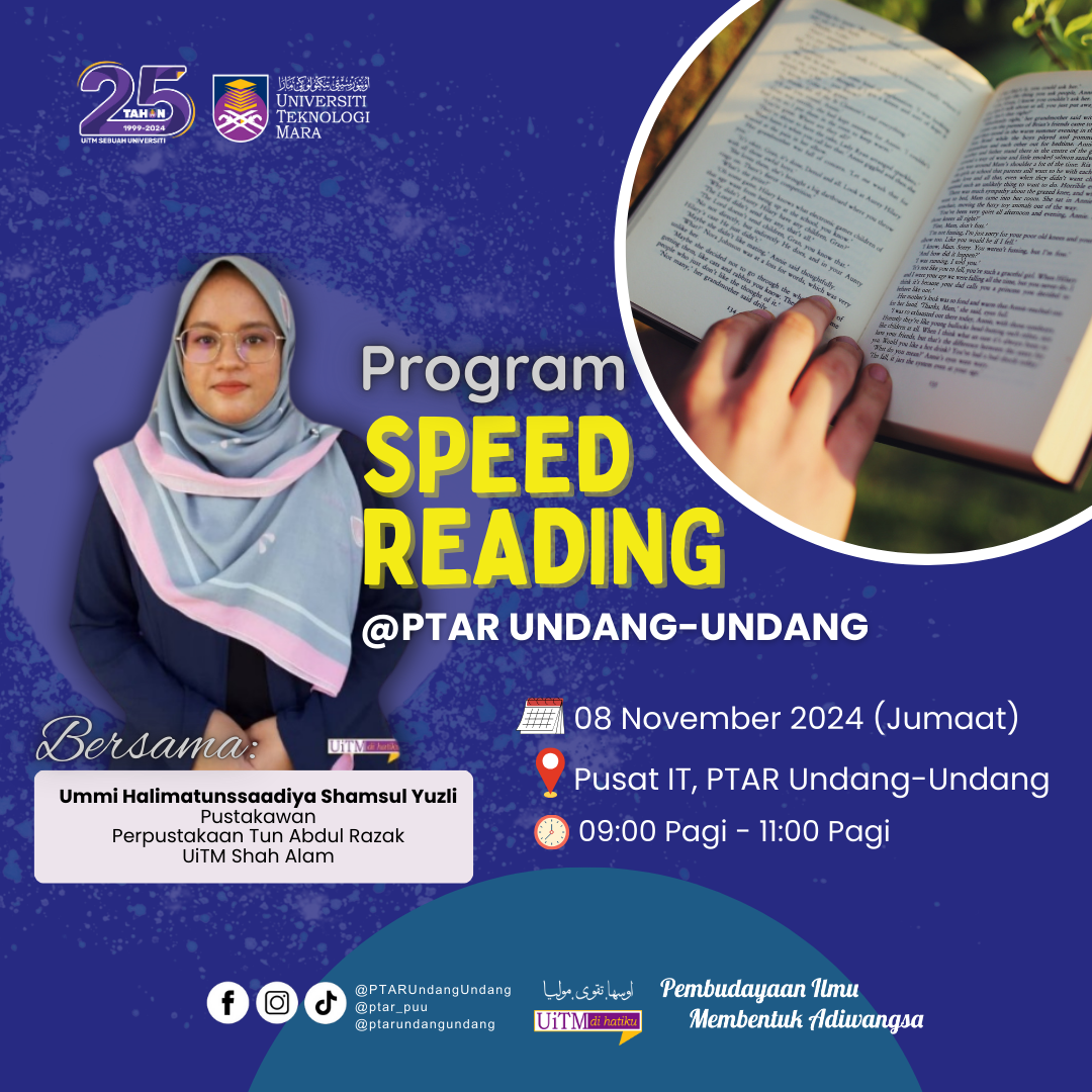 Program Speed Reading @ PTAR Undang-Undang Bersama Pelajar Latihan Industri dari Indonesia