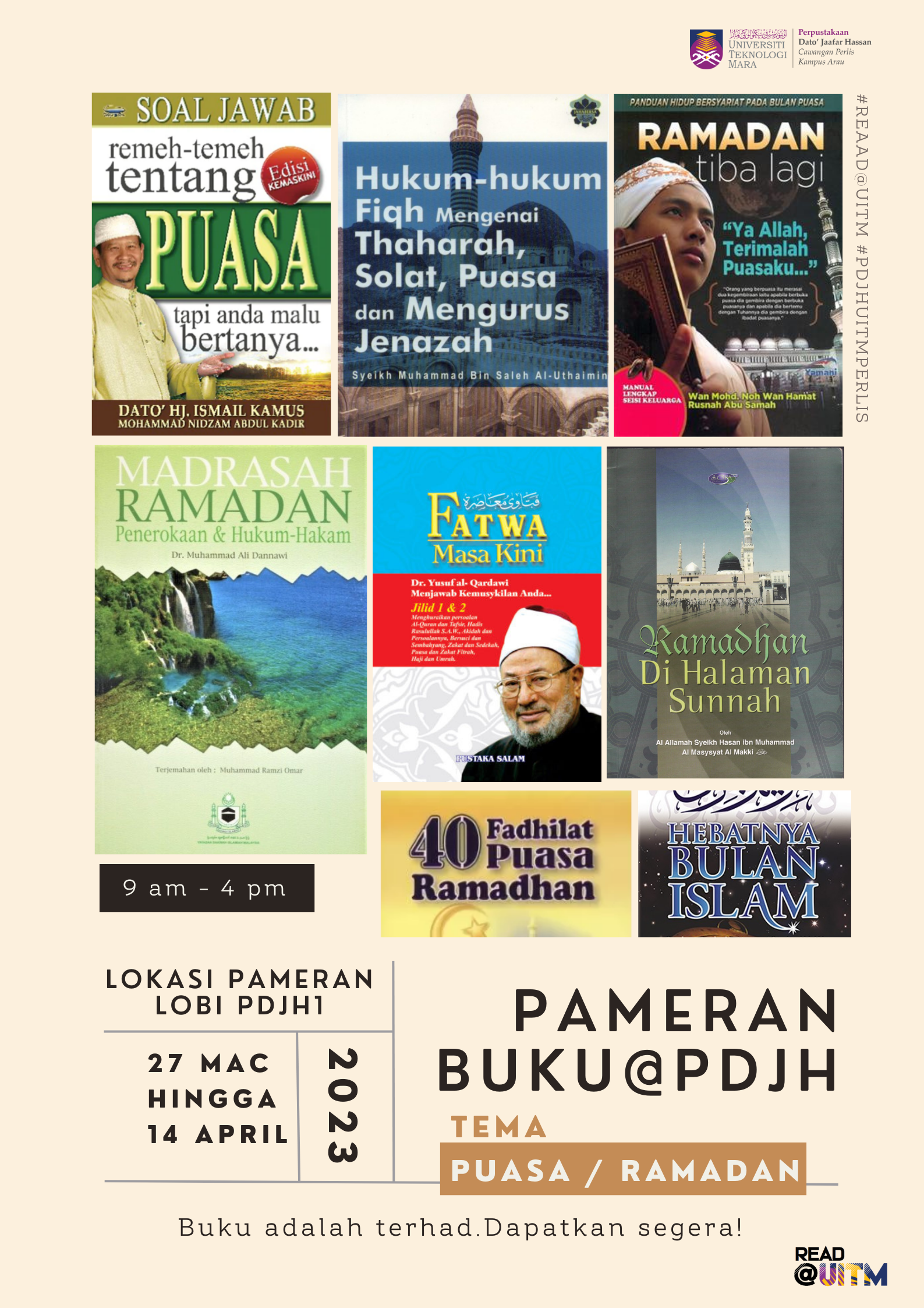 Pameran Buku @PDJH 2023: Puasa dan Ramadan