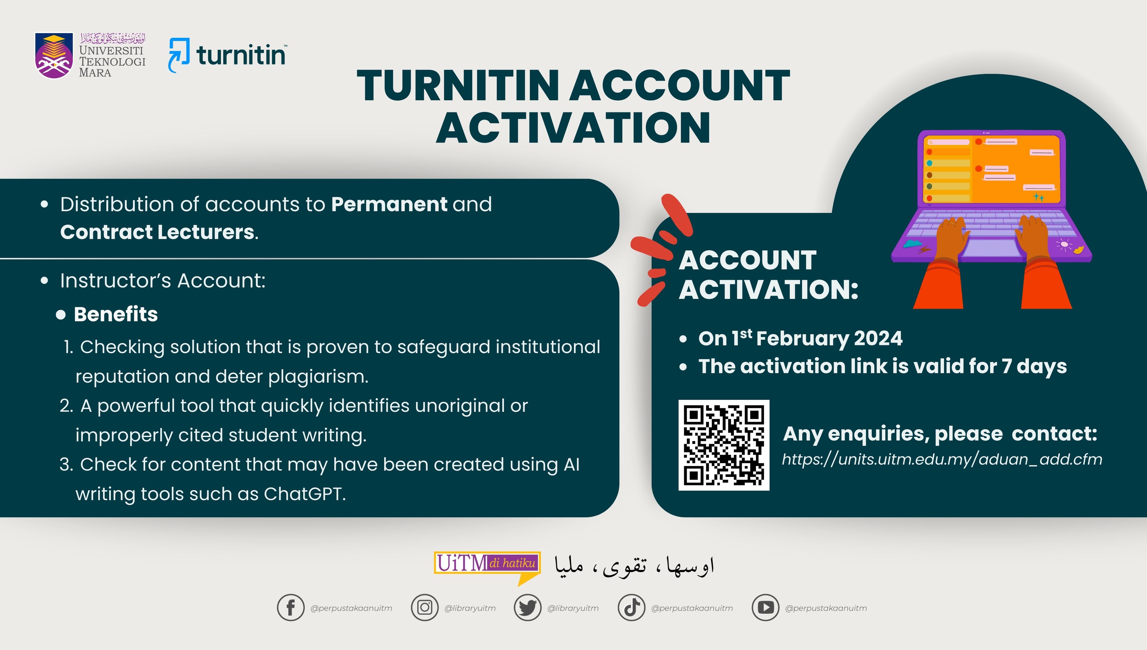 Turnitin Account Activation